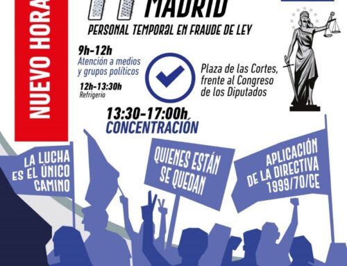 CONTRA EL ABUSO DE LA TEMPORALIDAD EN EL SECTOR PÚBLICO, CONCENTRACIÓN 11 JUNIO 2025 ANTE EL CONGRESO 