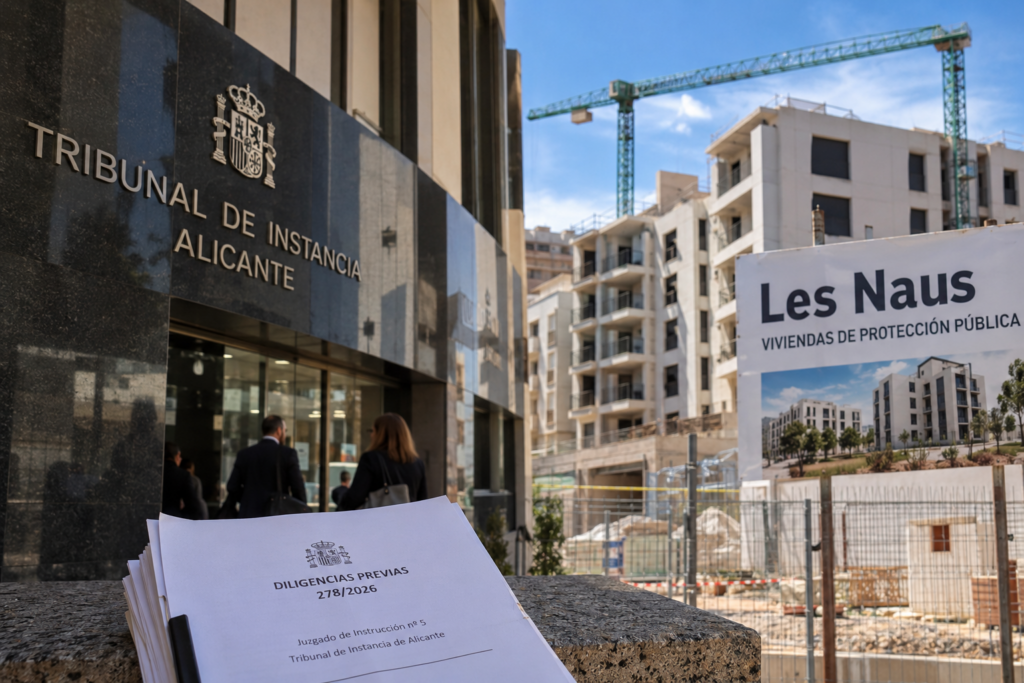 Tribunal y viviendas públicas en Alicante